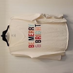 Cream colored Christmas Long sleeve T-shirt